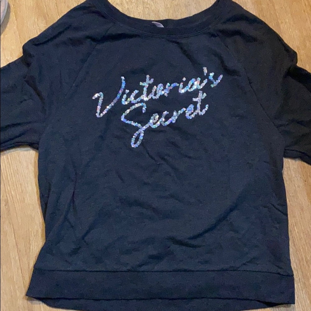 Size XS Sequin Crewneck from Victoria Secret